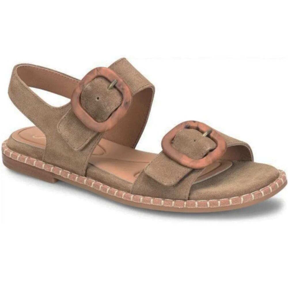 Sofft Oak Women's Brown Buckle Straps Napa Sandal Size 7M